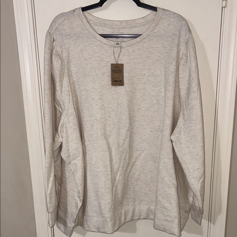 Amazon Essentials Cream Crew Neck Sweater Soft Casual Design
